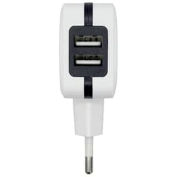Carregador Aisens USB 17W 5V/3.4A Duplo USB Branco - Portas