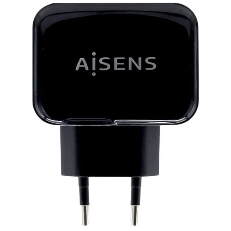 Carregador Aisens USB 17W 5V/3.4A Duplo USB Preto - Item