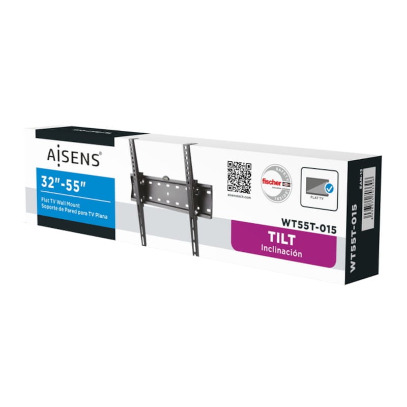Aisens WT55T-015 Fixe 32 400 x 400 mm Noir - Meuble TV - Ítem4