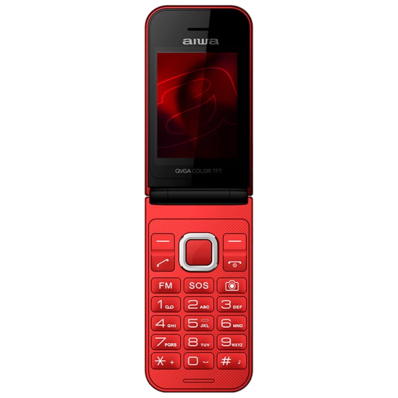 Aiwa FP-24RD Rouge - Téléphone mobile de base - Ítem4