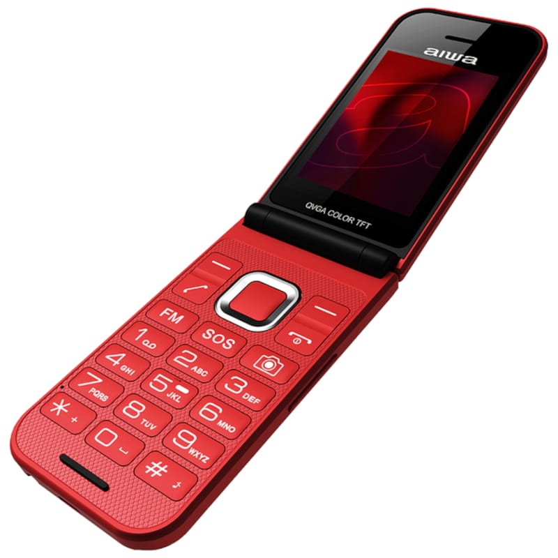Aiwa FP-24RD Rouge - Téléphone mobile de base - Ítem5