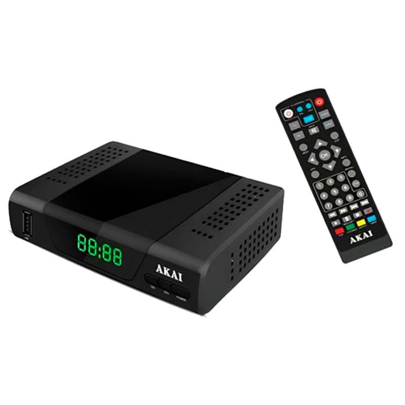 Akai ZAP26510K-L - Decodificador TDT - DVB-T2 - H.265 - Full HD