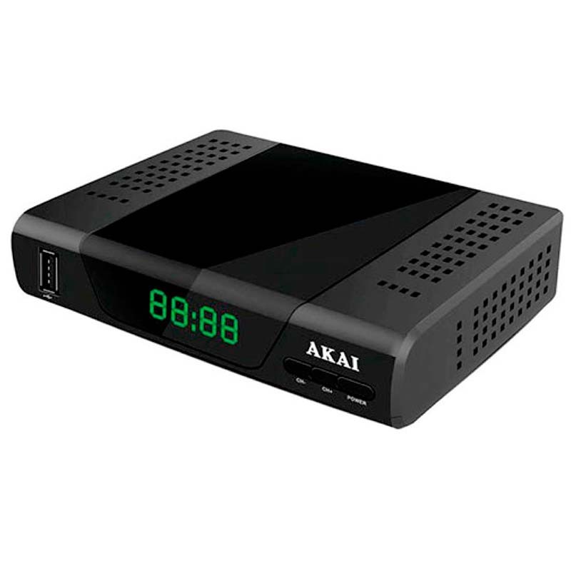 Akai ZAP26510K-L - Decodificador TDT - DVB-T2 - H.265 - Full HD