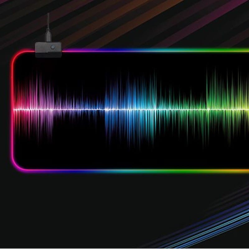 Alfombrilla Gaming con luces GMS-X5 RGB 80X30CM - Ítem1