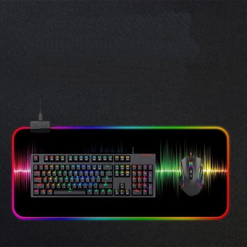 Alfombrilla Gaming con luces GMS-X5 RGB 80X30CM - Ítem2