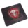 Tapete Motospeed P70 - Tecido, logótipo motospeed num fundo preto, contorno vermelho, detalhes do tapete vermelho, contornos curvos, área inferior de borracha antideslizante - Item2