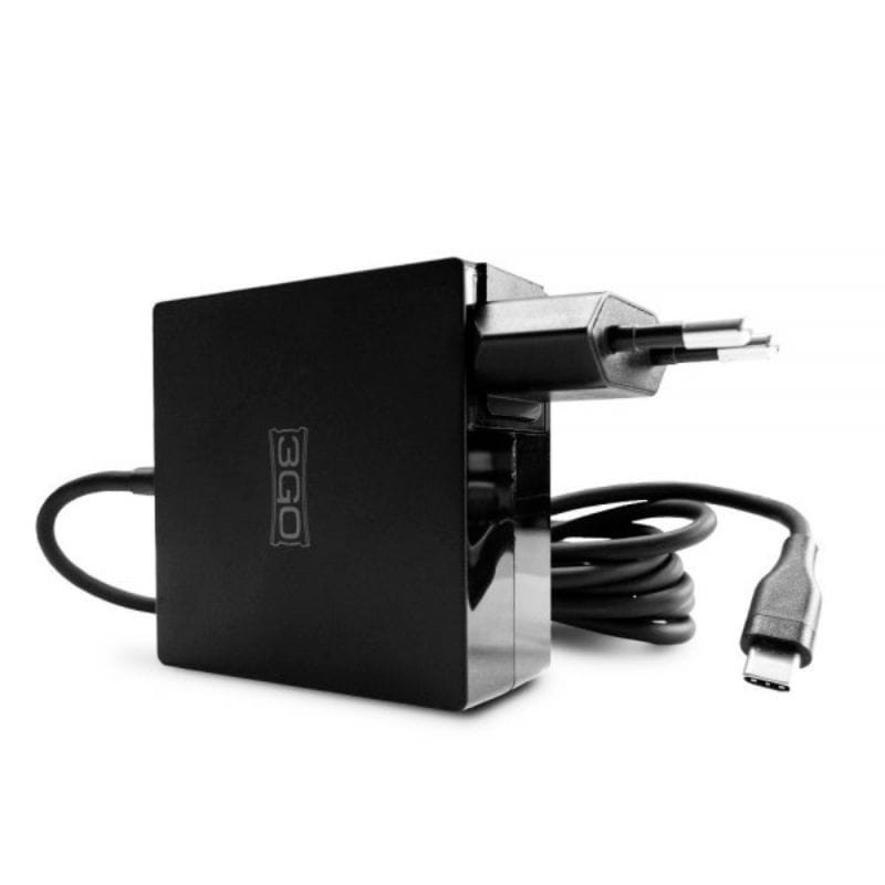 3GO ALIM65TC2 65W USB Negro - Cargador Portátil - Ítem