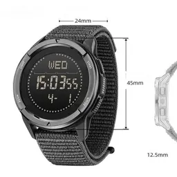 North Edge ALPS Black - Horloge Digitale Mesure