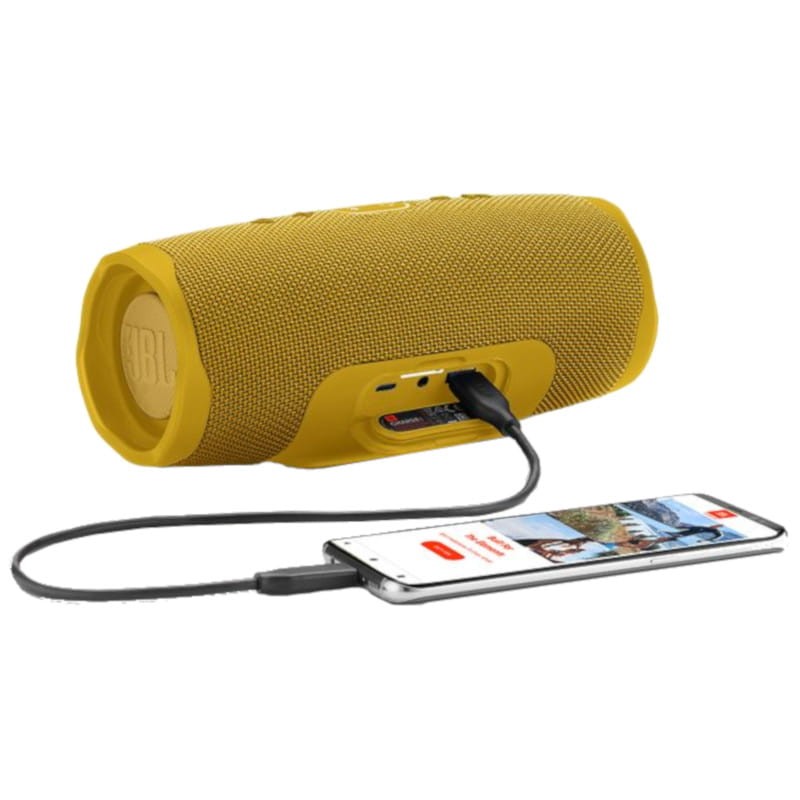 Coluna Bluetooth JBL Charge 4 Amarelo - Item5