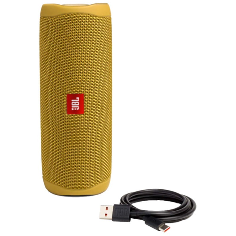 Altifalante Bluetooth JBL Flip 5 Amarelo - Item5