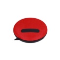 Altavoz Bluetooth Mini - altavoz bluetooth de color rojo; zona de botones de reproducción (bluetooth 4.2, lector micro sd, entrada audio universal 3.5 mm, manos libres, textura de tela) - Ítem