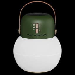 Luz de camping al aire libre con Altavoz Bluetooth Verde