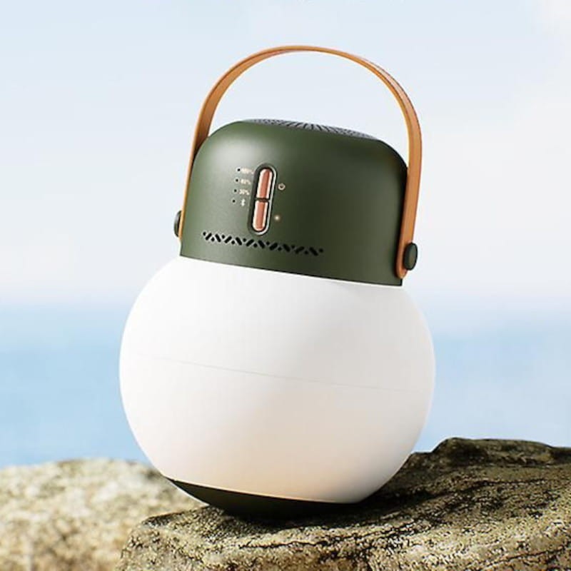 Haut-parleur de camping Tumbler Portable Audio Listen Camp Lite Sothing Vert - Ítem1