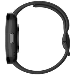 Vista lateral do Smartwatch Amazfit Bip 5 Preto