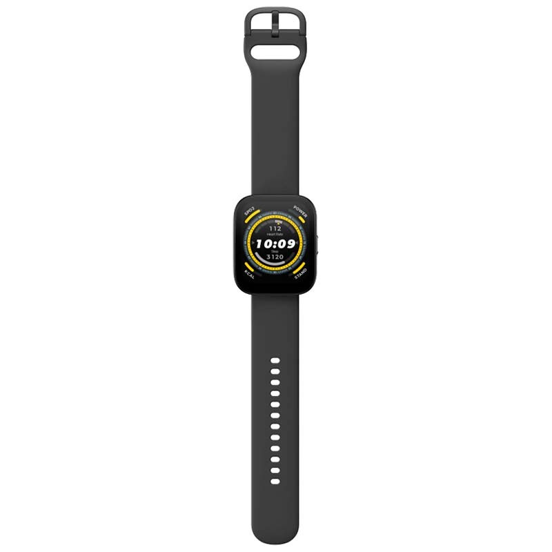 Para Amazfit Bip 5 Funda protectora de reloj de PC integrada con película  templada (negro)