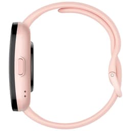 Vista lateral do Smartwatch Amazfit Bip 5 Rosa