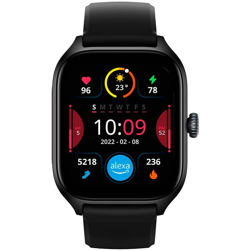 Reloj Inteligente Smartwatch Amazfit Band 7 Negro Sumergible Bluetooth  Smartband