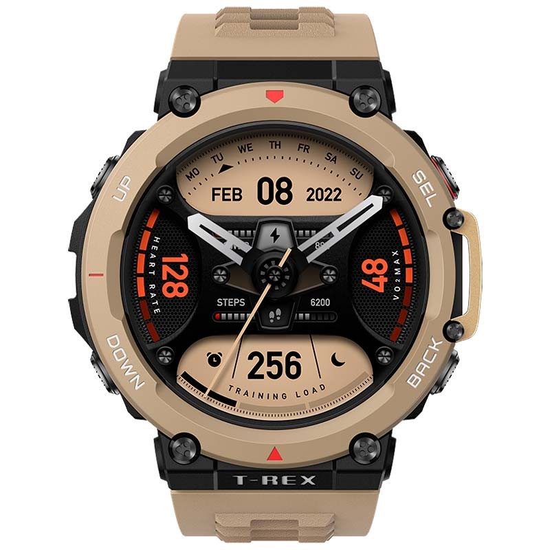 Amazfit T-Rex 2 Desert Khaki - Relógio inteligente - Item