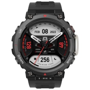 Amazfit T-Rex 2 - Reloj inteligente para hombre, doble banda y 5  posicionamientos por satélite, duración de la batería de 24 días,  funcionamiento de