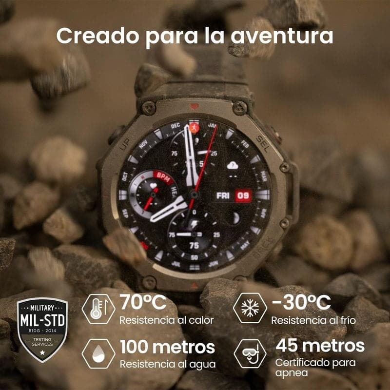 Resistente à poeira de Amazfit T-Rex 3 Lava - Relógio inteligente