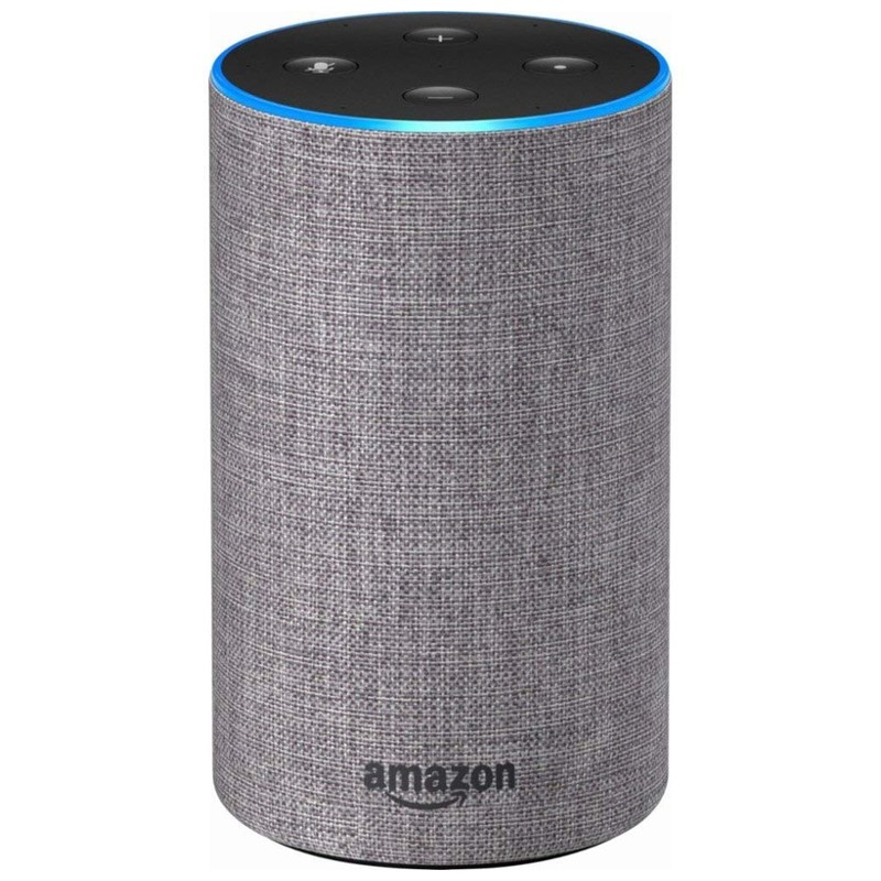 Amazon Echo 2.ª Gen Gris Oscuro - Altavoz Inteligente Alexa