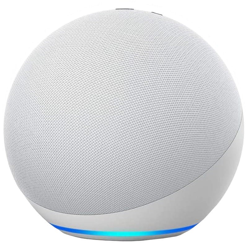 Amazon Echo 4 Gen Glacier White - Alexa Smart Speaker
