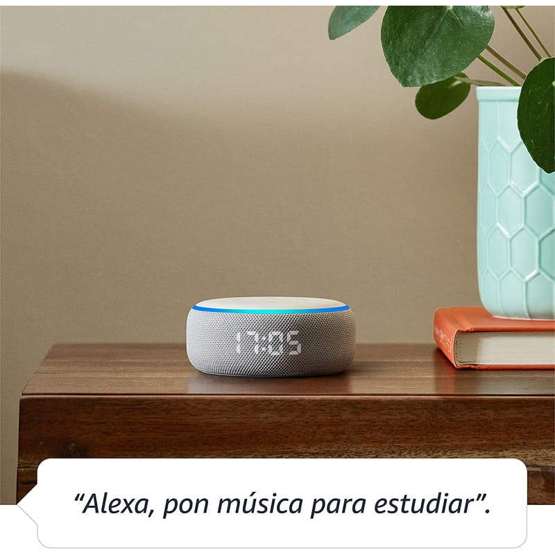 smart speaker with clock