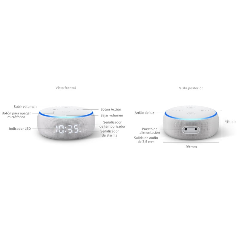 amazon echo dot 3rd generation white