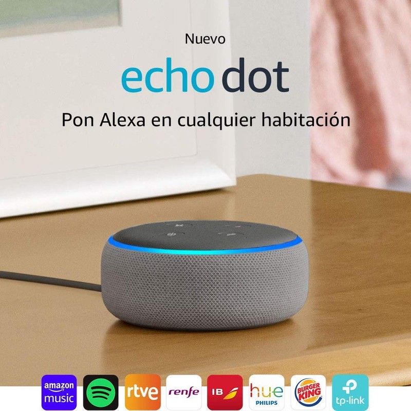 Amazon Echo Dot 3ª Geração Cinzento Escuro - Coluna Inteligente Alexa - Item4