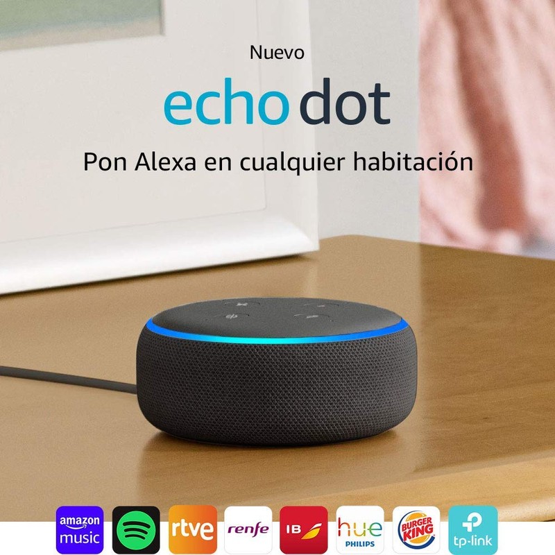 Amazon Echo Dot 3ème Gen Noir Anthracite - Enceinte connectée Alexa - Ítem4