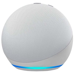 Echo Dot de 4ª generación en color blanco hielo