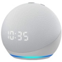 Amazon Echo Dot 4 Gen With White Clock - Alexa Smart Speaker - Item