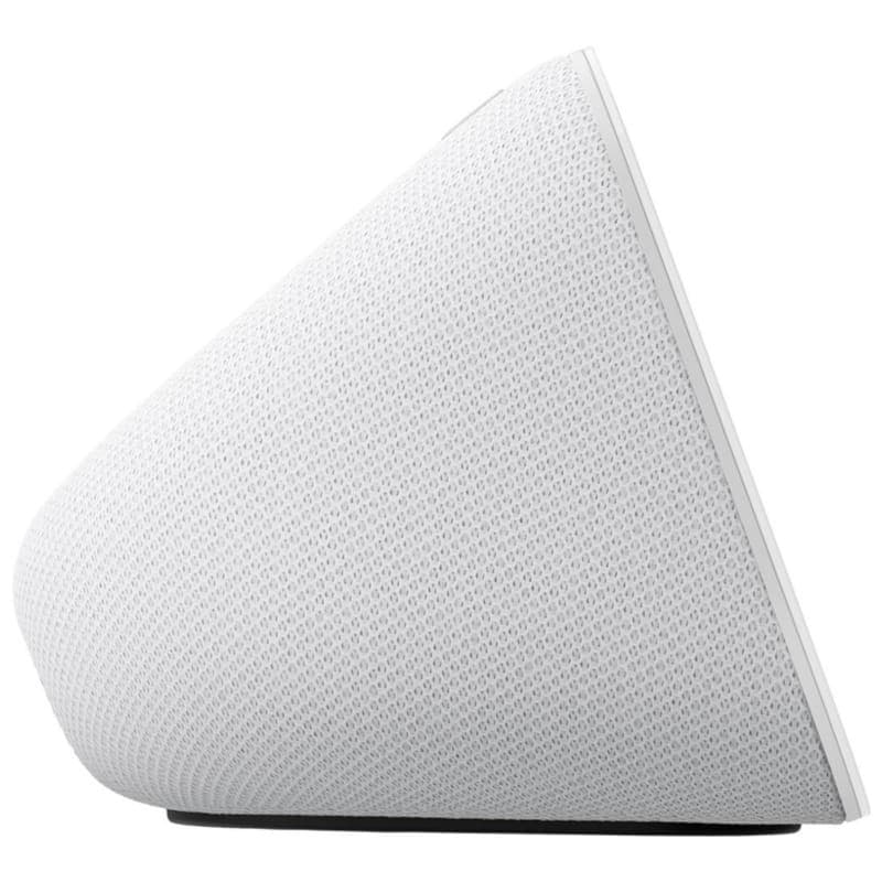 vue latérale d'Amazon Echo Show 5 (3e génération) Blanc