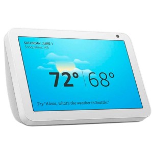 Amazon Echo Show 8 Branco Sandstone - Assistente Smart Home