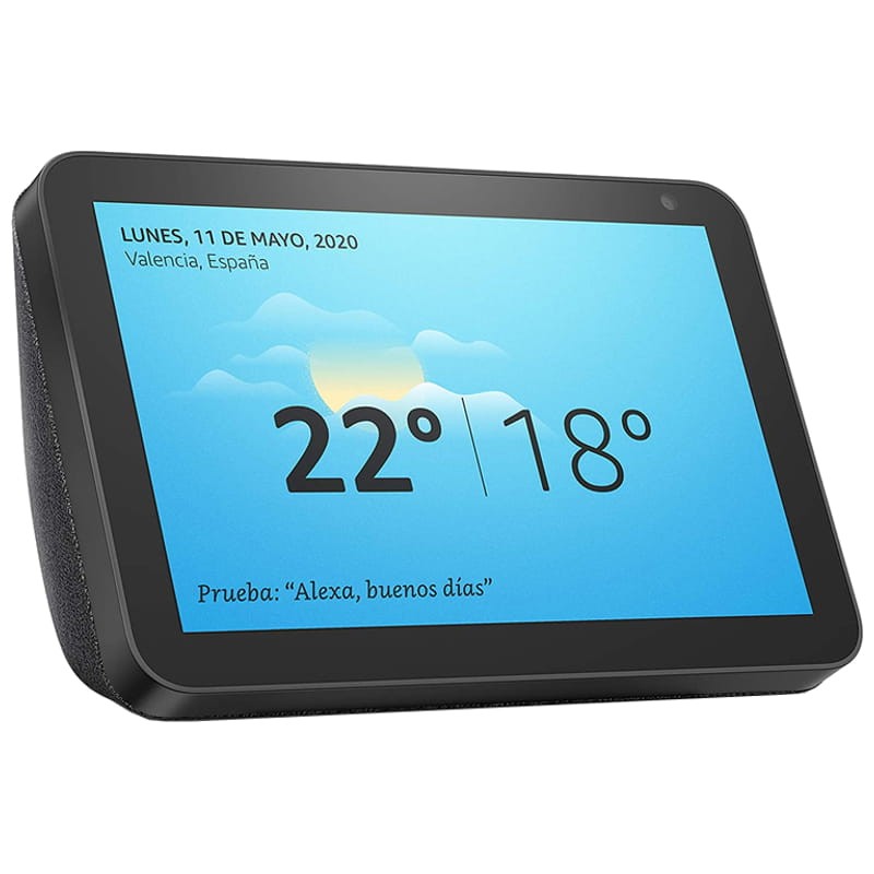 Asistente Alexa  Echo Show 8 2nd Gen color Negro Pantalla de