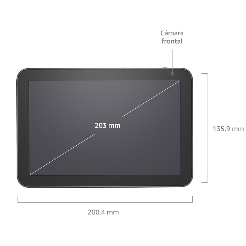 Echo Show 8 Alexa 2da Generación / Negro, Asistentes de voz, Hogar  inteligente, Hogar, Todas, Categoría