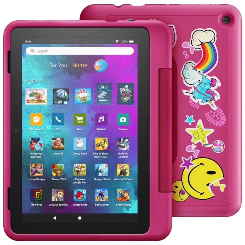 Amazon Fire HD 8 Kids Pro 2022 2GB/32GB Rosa - Tablet para niños - Ítem