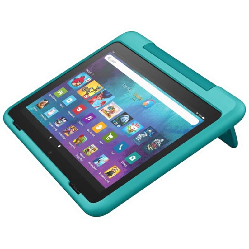 Tablette 8 po 32 Go FireOS Fire HD 8 Kids Pro (2022) d' avec étui  pour enfants - Sarcelle