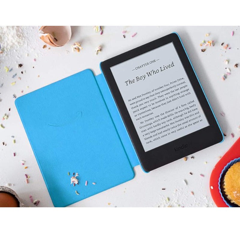 Kindle Kids 10th 8GB WiFi con funda Azul, el ebook diseñado para los  más pequeños