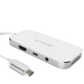 Amkle Hub USB Tipo C 3.1 con HDMI 2,0 / 2 xUSB 3.0 / Slot Tarjetas SD – MicroSD / 2 x USB Tipo C / Mini Jack 3,5mm - Ítem