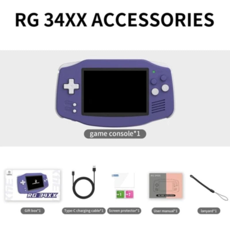 Anbernic RG34XX 32GB Azul - Ítem5
