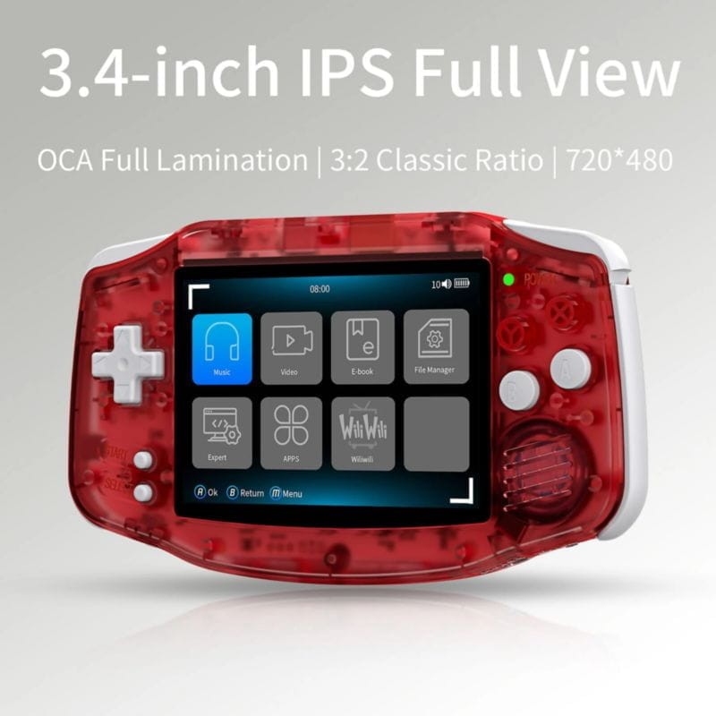 Anbernic RG34XX 32GB Rojo - Ítem2