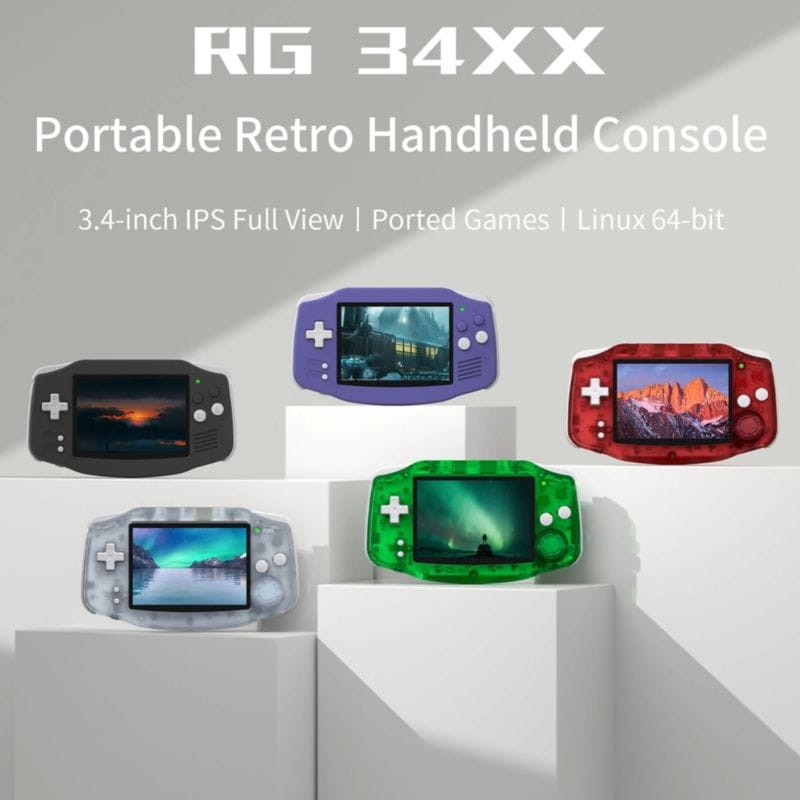 Anbernic RG34XX 32 Go Vert - Ítem8