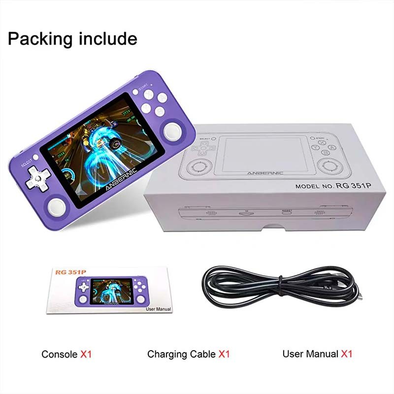 Console Rétro Portable Anbernic RG351P 128Go Violet - Ítem6