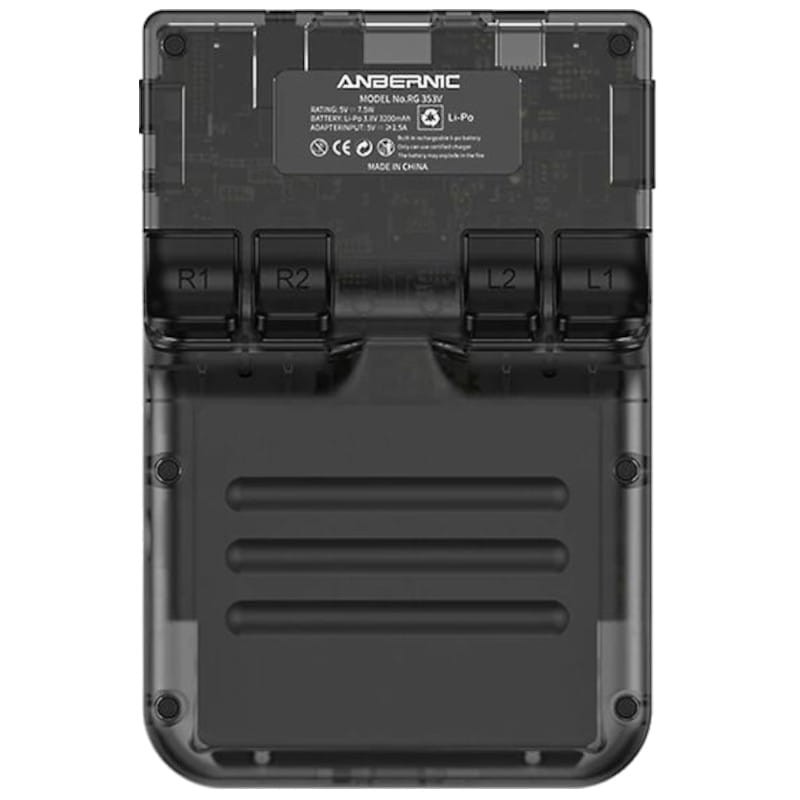 Console Portable Rétro Anbernic RG353V 16Go Noir Transparent - Ítem1