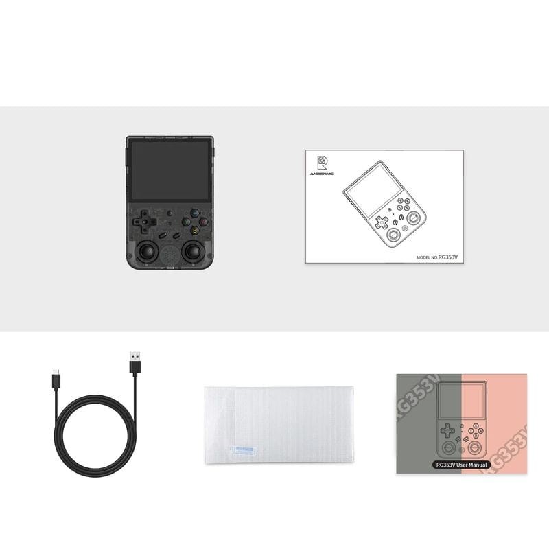 Console Portable Rétro Anbernic RG353V 16Go Noir Transparent - Ítem6