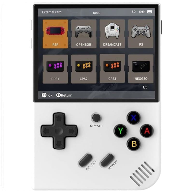 Anbernic RG35XX Plus 64GB Blanca - Consola Retro Portátil - Ítem