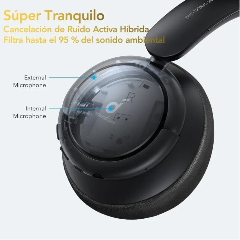 Anker SoundCore Life Tune Bluetooth Preto - Auscultadores sem fios com banda para a cabeça - Item10