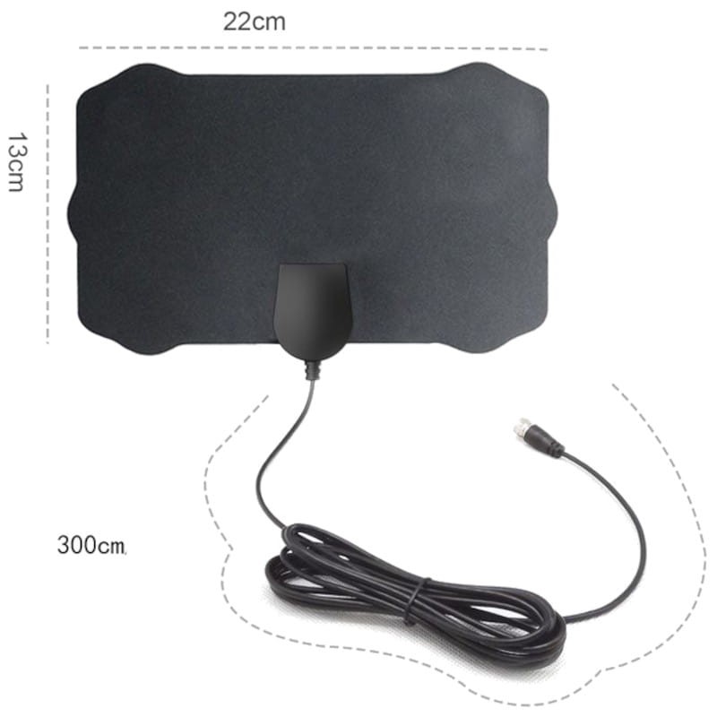 Antena de TV Digital Interna de Alto Ganho de 25DB - Item11