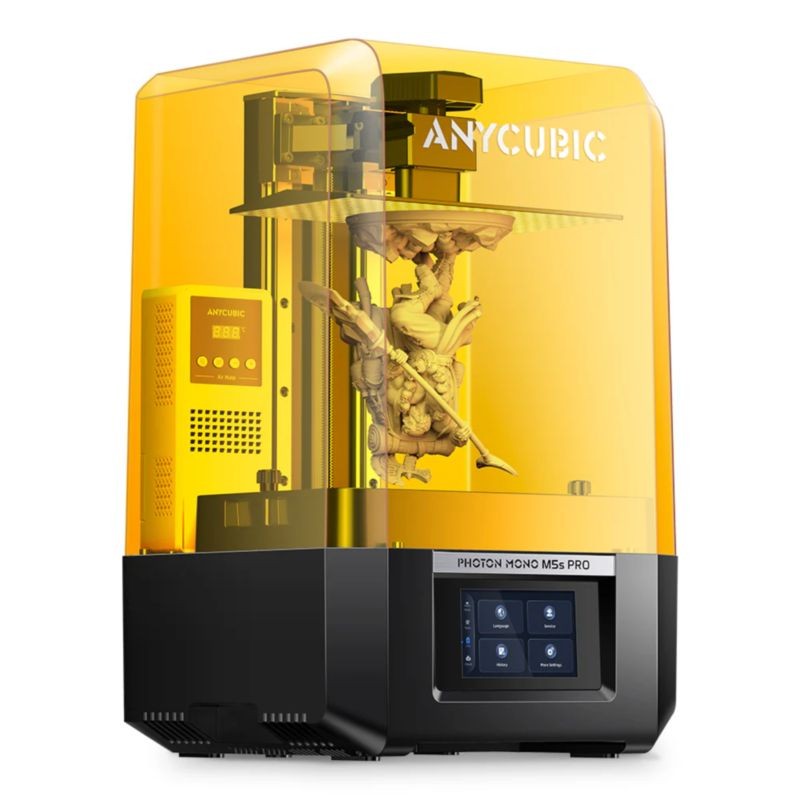 Anycubic Photon Mono M5s Pro - 14K - Alta velocidad Tamaño de impresión 200x223x126mm, Mini Ventilador y Purificador - Impresora 3D de resina - Ítem4